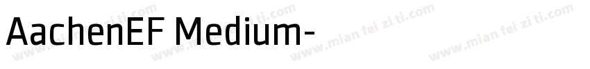 AachenEF Medium字体转换